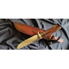 МИСЛИТЕЛЬ  ніж ручної роботи майстерні VIKTOR KNIVES, купити замовити в Україні, сталь - М398, 63 HRC